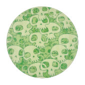 クールなスカル カッティングボード (正面)