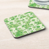 クールなスカル コースター (左側)