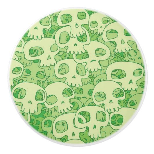 クールなスカル セラミックノブ (正面)