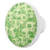 クールなスカル セラミックノブ (右)