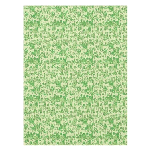 クールなスカル テーブルクロス (正面)