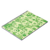 クールなスカル ノートブック (左側)