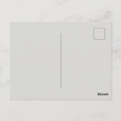 クールなスクーターキティ おめでとう ポストカード (裏面)