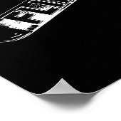 クールなスケートボードのデザイン スケートボード スケボ ポスター (角)