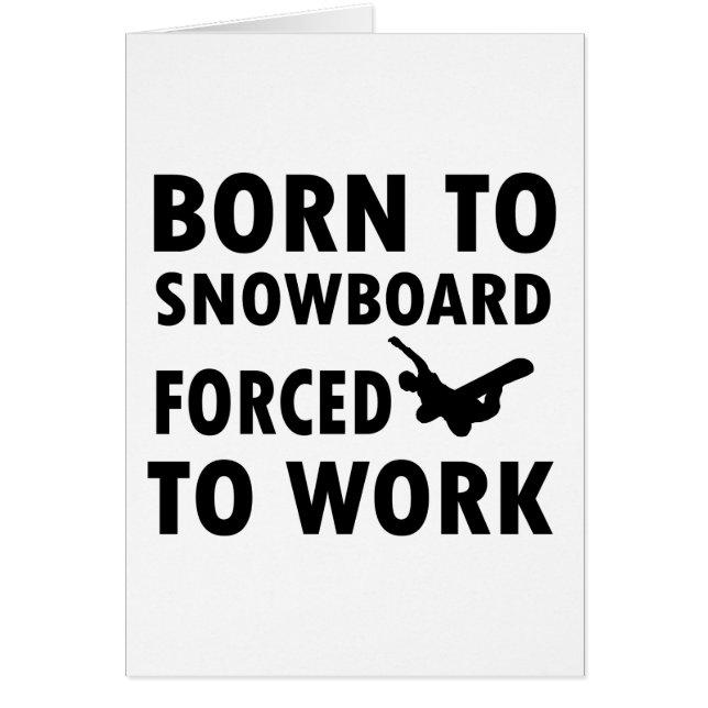 クールなスノーボードのデザイン (正面)