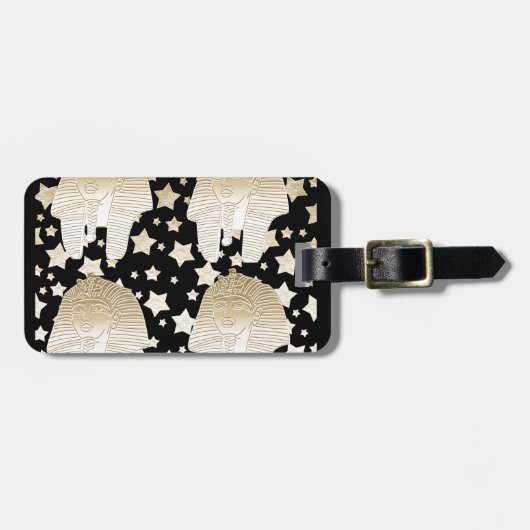 クールなスフィンクス ラゲッジタグ (正面横)
