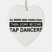 クールなタップダンスのデザイン セラミックオーナメント (右)