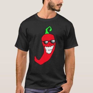 クールなチリペッパー Tシャツ