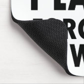 クールなテニスのデザイン マウスパッド (コーナー)