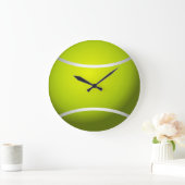 クールなテニスの時計#2 ラージ壁時計 (ホーム)