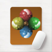 クールなデザインのマウスパッド マウスパッド (マウス)