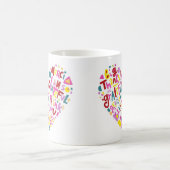 クールなデザイン コーヒーマグカップ (中央)