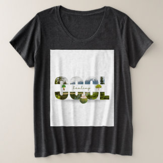 クールなデザイン プラスサイズTシャツ