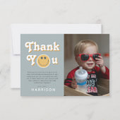 クールなデュード男子たちの写真 お誕生日おめでとう ありがとう! サンキューカード (正面)