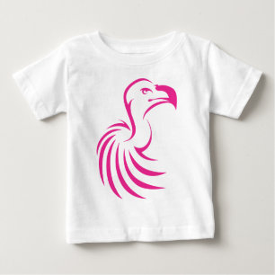 クールなハゲタカのワイシャツ のハゲタカのロゴのワイシャツ ベビーTシャツ