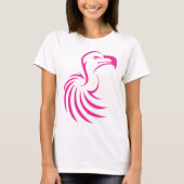 クールなハゲタカのワイシャツ|のハゲタカのロゴのワイシャツ Tシャツ (正面)