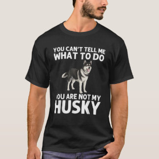 クールなハスキーギフト ハスキー愛好家 アクセサリー ユニセックス Tシャツ