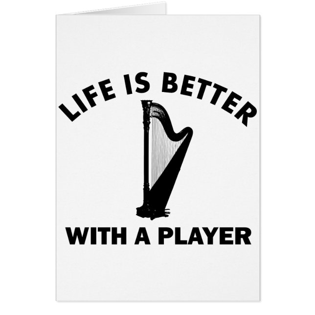 クールなハープのデザイン (正面)