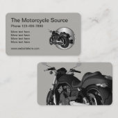 クールなバイクのテーマ 名刺 (正面/裏面)