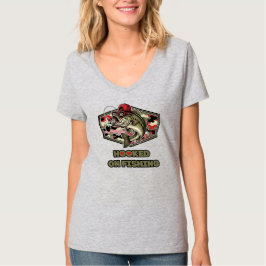 クールなバスの楽しいイラスト Tシャツ