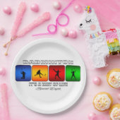 クールなバドミントンそれは生き方です ペーパープレート (パーティー)