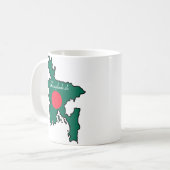 クールなバングラデシュ コーヒーマグカップ (正面左)