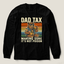 クールなパパベア ユニークなスナックタイムデザイン トライブレンドTシャツ