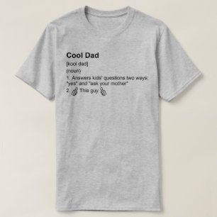 クールなパパ Tシャツ