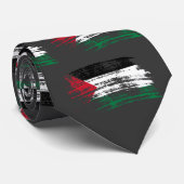 クールなパレスチナの旗のデザイン ネクタイ (ロール)