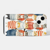クールなヒップスター猫 iPhoneケース (裏面横)