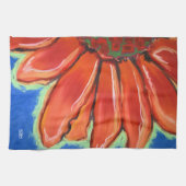 "クールなヒマワリ"の台所タオル キッチンタオル (横)