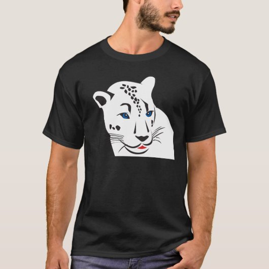 クールなヒョウ Tシャツ (正面)
