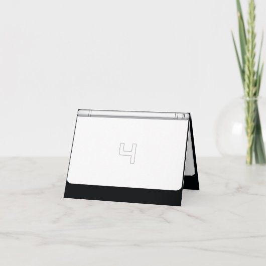 クールなビデオゲーマーの第4誕生日のパーティの招待状 招待状 (正面)