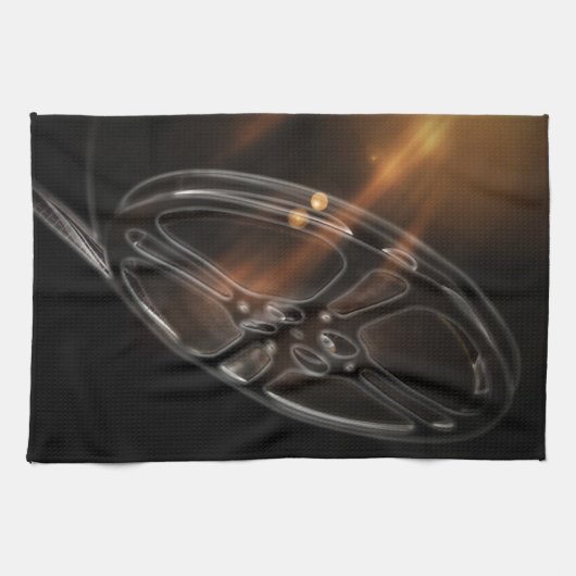 クールなビデオフィルムの生産映画巻き枠 キッチンタオル (横)