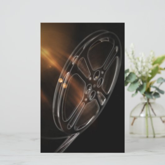 クールなビデオフィルムの生産映画巻き枠 便箋 (スタンド正面)