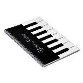 クールなピアノノート ノートブック (右側)