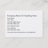 クールなフィットネスのトレーナーの名刺 名刺 (裏面)