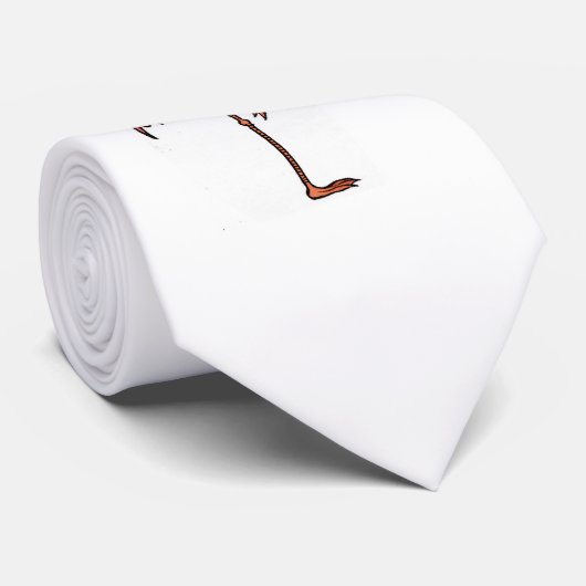 クールなフラミンゴのタイ ネクタイ (ロール)