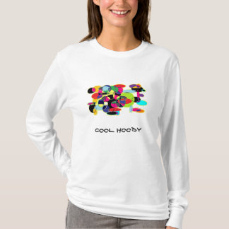 クールなフード付 Tシャツ