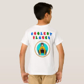 クールなプレイヤーを表すファンキーな文字 Tシャツ (裏面フル)
