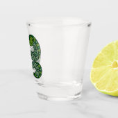 クールなヘビによって金属で処理される種族の芸術 ショットグラス (右)