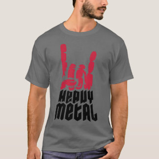 クールなヘビーメタルなレトロデザイン Tシャツ