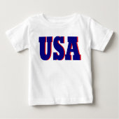 クールなベビー2012米国のスポーツの運動Tシャツのギフト ベビーTシャツ (正面)