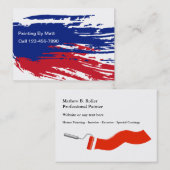 クールなペインターの名刺 名刺 (正面/裏面)