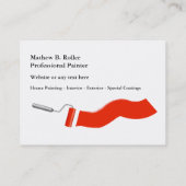 クールなペインターの名刺 名刺 (裏面)