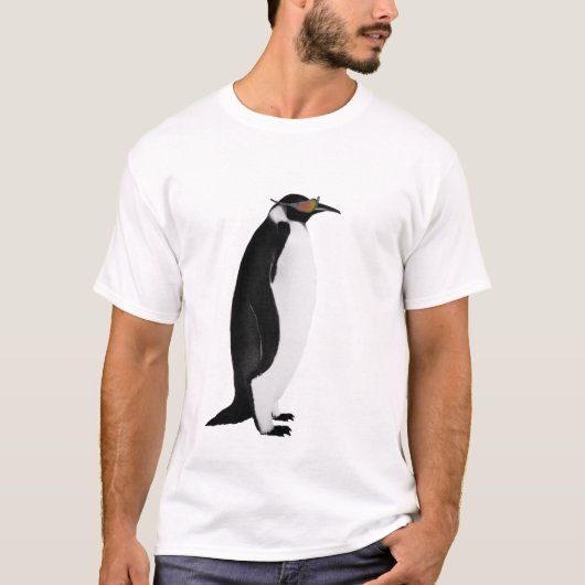 クールなペンギンの衣服の陰 Tシャツ (正面)