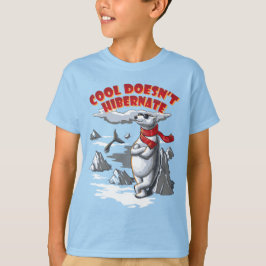 クールなホッキョクグマ Tシャツ