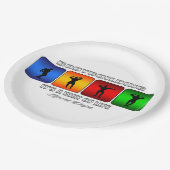 クールなボディビルそれは生き方です ペーパープレート (アングル)