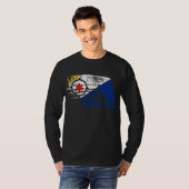 クールなボネールの旗のデザイン Tシャツ (正面フル)