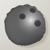 クールなボーリング・ボール ラウンドクッション (裏面)